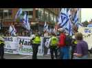 Protesters outside Israeli embassy in London call for return of Hamas hostages