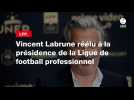 VIDEO. LFP. Vincent Labrune réélu à la présidence de la Ligue de football professionnel