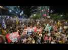 Thousands of Israelis protest in Tel Aviv to demand the release of hostages held in Gaza