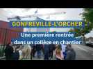 Une première rentrée au collège Gustave-Courbet en chantier à Gonfreville-l'Orcher