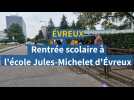 Rentrée scolaire à l'école Jules-Michelet d'Évreux