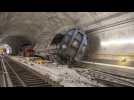 Le tunnel ferroviaire du Saint-Gothard rouvre lundi, après un an de travaux