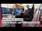 Simulateurs de peinture, de camions ou depêche, suivez Antonin le Malin à la Foire