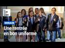 La rentrée en uniforme à l'école Michelet de Denain