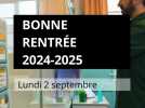 Bonne rentrée 2024 2025. C'est parti pour 12 millions d'élèves en France