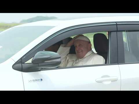 Pope Francis arrives in Indonesia to kick off Asia tour