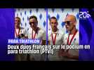 4 Français sur le podium en paratriathlon (PTVI)