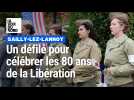 Commémoration des 80 ans de la Libération à Sailly-les-Lannoy avec le défilé militaire