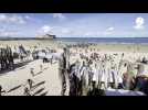 VIDÉO. En une édition, l'AquaMuros de Saint-Malo est déjà la plus grosse compétition de nage en mer