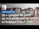 Le match France-Belgique sur les prix de restauration