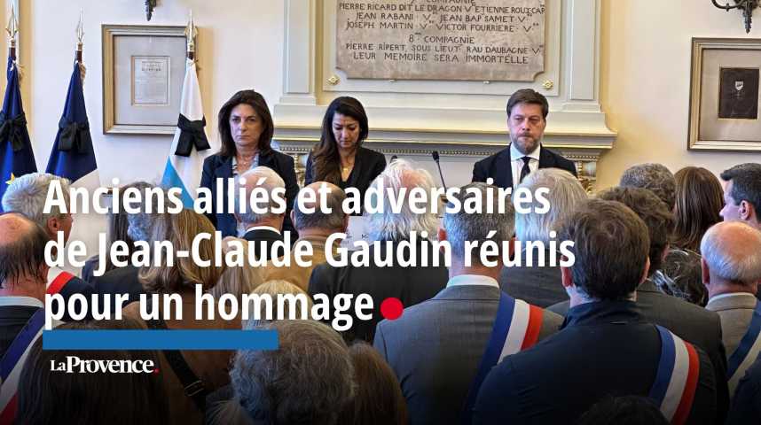 VIDÉO. Mort de Jean-Claude Gaudin : Payan, Vassal, Agresti-Roubache... l'hommage politique