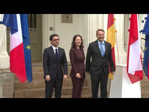 German, French and Polish FM arrive ahead of Weimar Triangle meeting