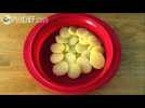 Tarte tatin de pommes de terre au cantal