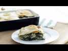 Lasagnes aux épinards et au chèvre