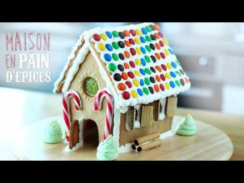 Maison en pain d'épices pour noël