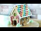 Maison en pain d'épices pour noël