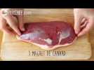 Magret de canard séché fait maison