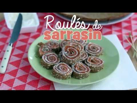 Roulés de sarrasin au saumon