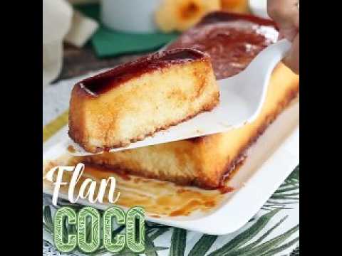 Flan à la noix de coco