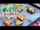 Sapins feuilletés au pesto pour l'apéritif de noël