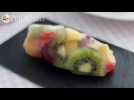 Rouleaux de printemps aux fruits