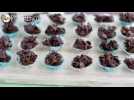 Roses des sables au chocolat