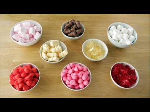 Gâteau de bonbons coloré