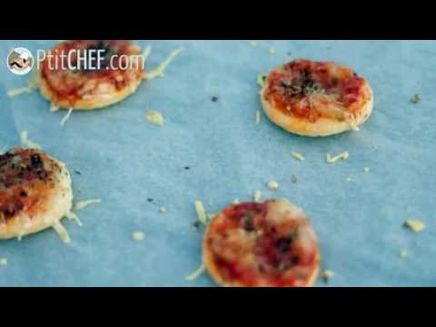 Mini pizzas à la pâte feuilletée