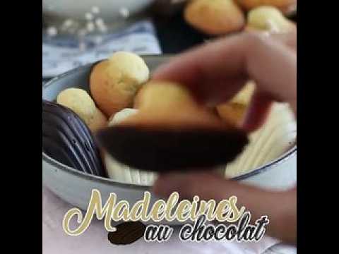 Madeleines au chocolat (pas à pas et en vidéo)