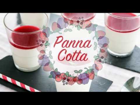 Panna cotta à la vanille et son coulis de framboises