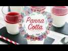 Panna cotta à la vanille et son coulis de framboises