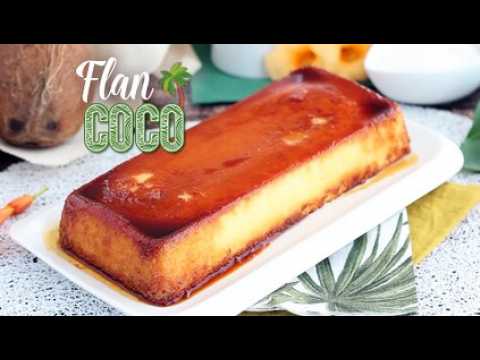 Flan à la noix de coco