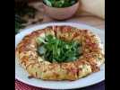 Couronne feuilletée saumon et moutarde