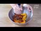 Poulet à la mangue et sauce soja
