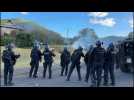 Police fire tear gas to clear roadblocks in riot-hit New Caledonia