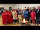 Vitry-en-Artois : allumage de la vasque olympique