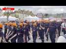 VIDÉO. Un défilé au rassemblement départemental intergénérationnel des pompiers du Calvados à Thury