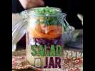 Salad jar végétarienne, la salade pratique à emporter !