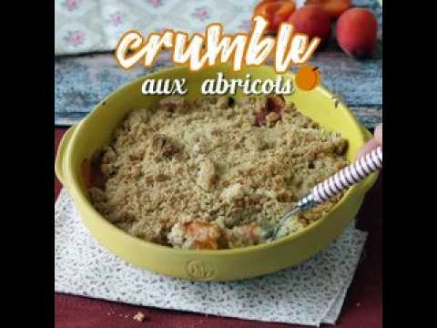Crumble aux abricots