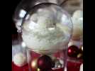Verrines coco façon raffaello sans cuisson - un dessert féérique dans une boule à neige