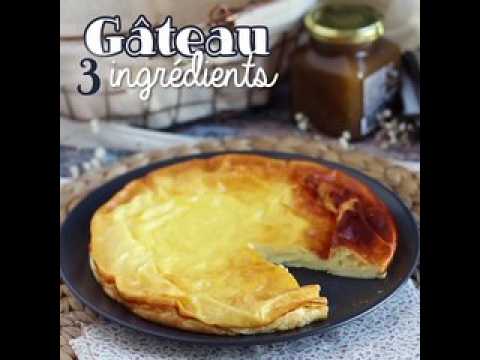 Gâteau extra rapide et facile avec seulement 3 ingrédients!