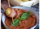 Tartinade de tomates confites et basilic