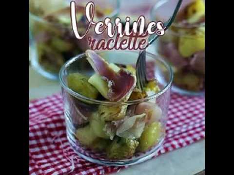 Verrines de raclette (sans appareil): pour en profiter même à l'apéritif