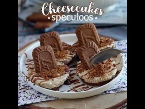 Cheesecakes sans cuisson aux biscuits speculoos