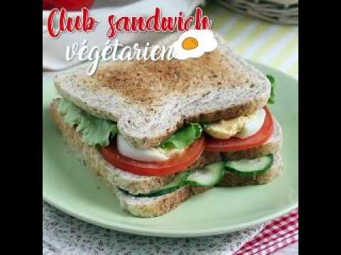 Club sandwich végétarien