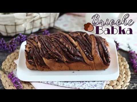 Brioche babka au chocolat et aux noisettes