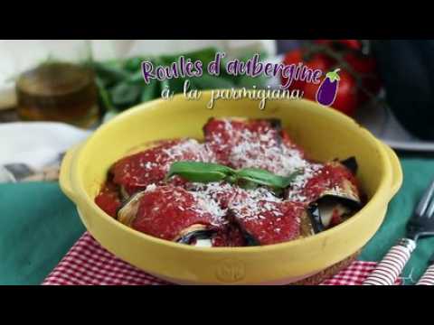Roulés d'aubergine à la parmigiana