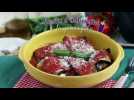 Roulés d'aubergine à la parmigiana