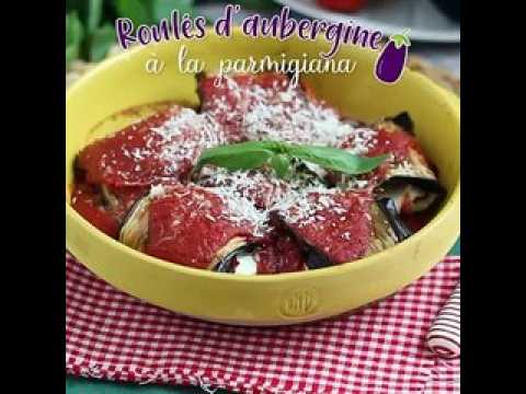 Roulés d'aubergine à la parmigiana