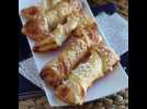 Torsades feuilletées à la crème pâtissière vanille
